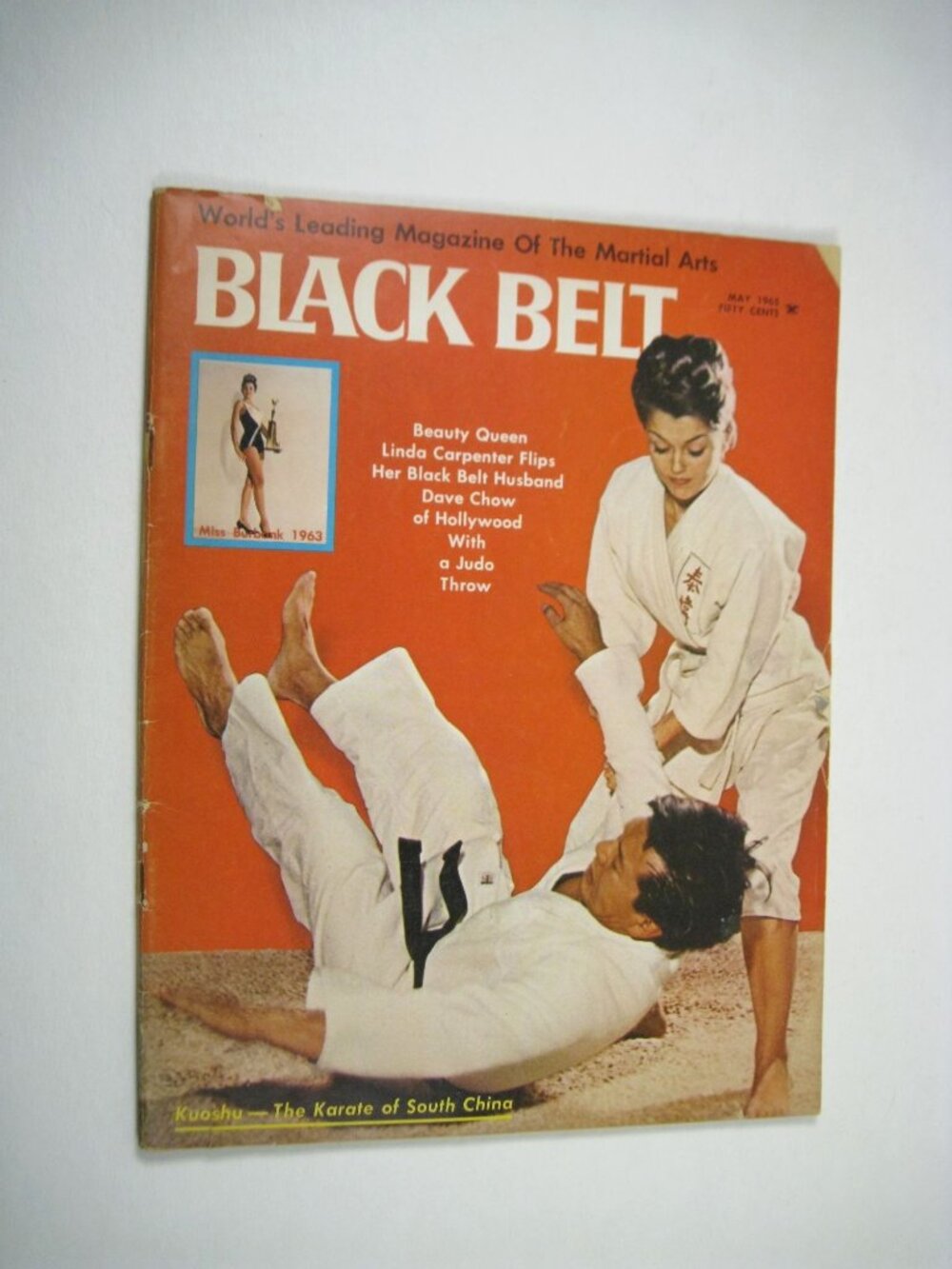 Black Belt Magazine May 1965 Judo Martial Arts Linda Carpenter Cover